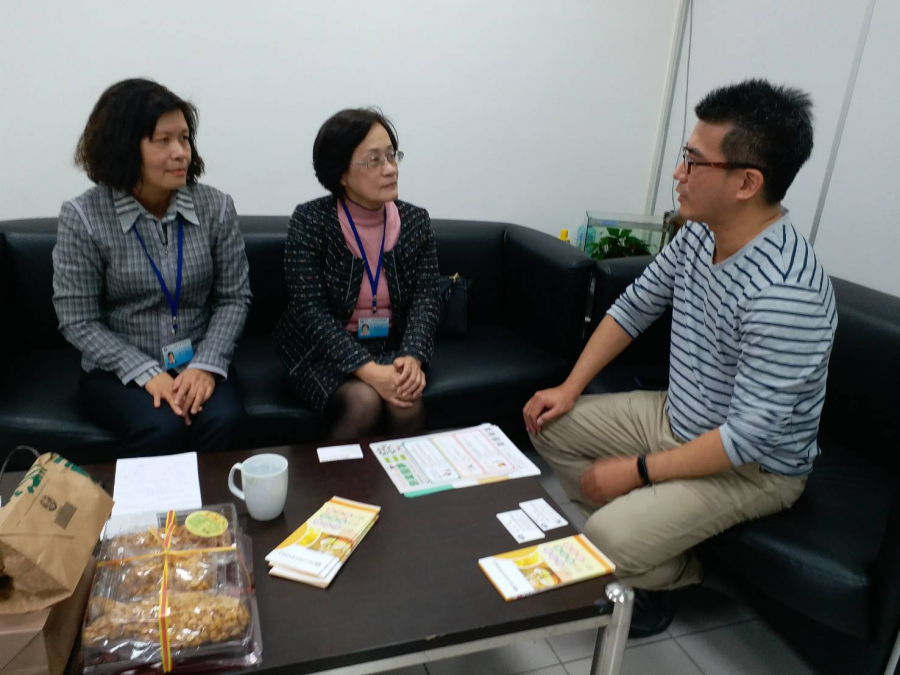 拜訪台南大學創新育成中心宣導業務